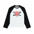 Good With Wherever Life Takes Me Raglan Long Sleeve Tee