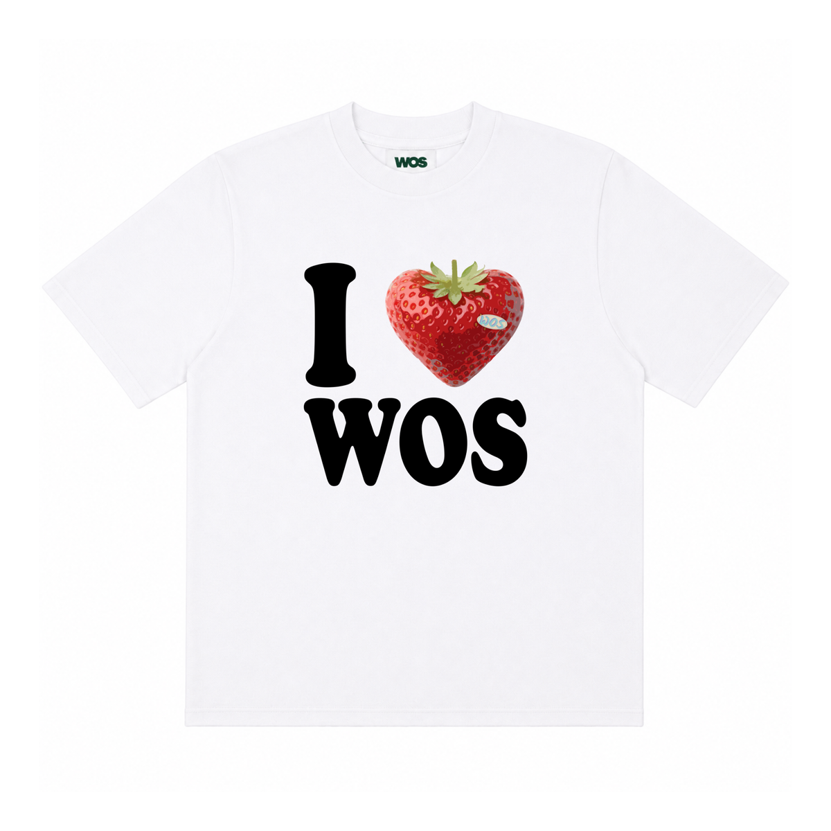 I Love WOS Strawberry Tee