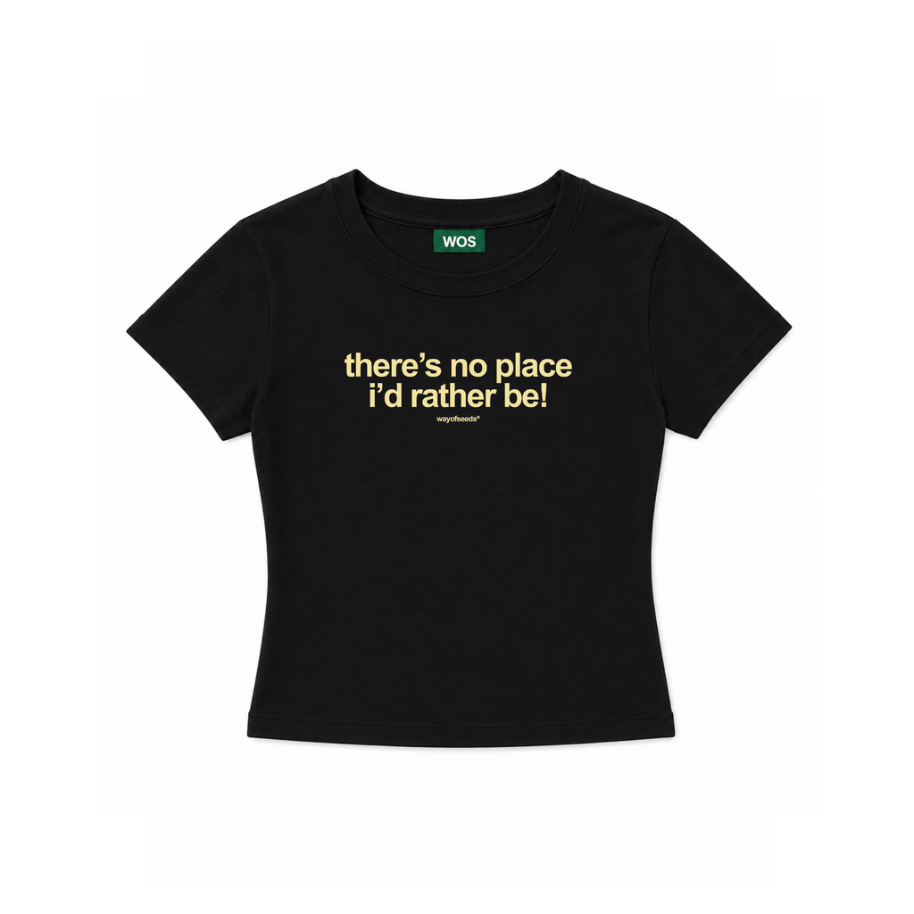 NO PLACE I’D RATHER BE WOMEN’S CROPPED TEE