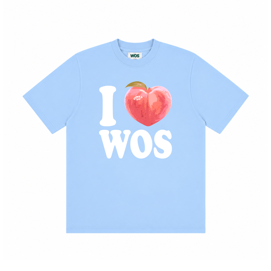 I Love WOS Peach Tee