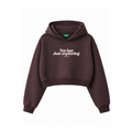 NOT LOST JUST EXPLORING WOMEN’S CROPPED HOODIE