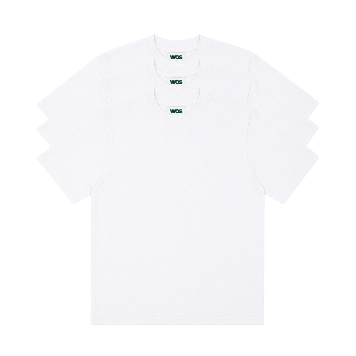 Premium Everyday White Tee - 3-Pack