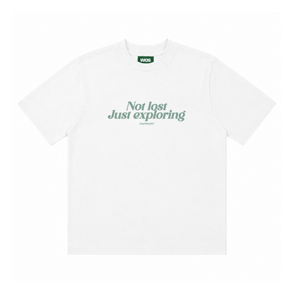 NOT LOST JUST EXPLORING TEE