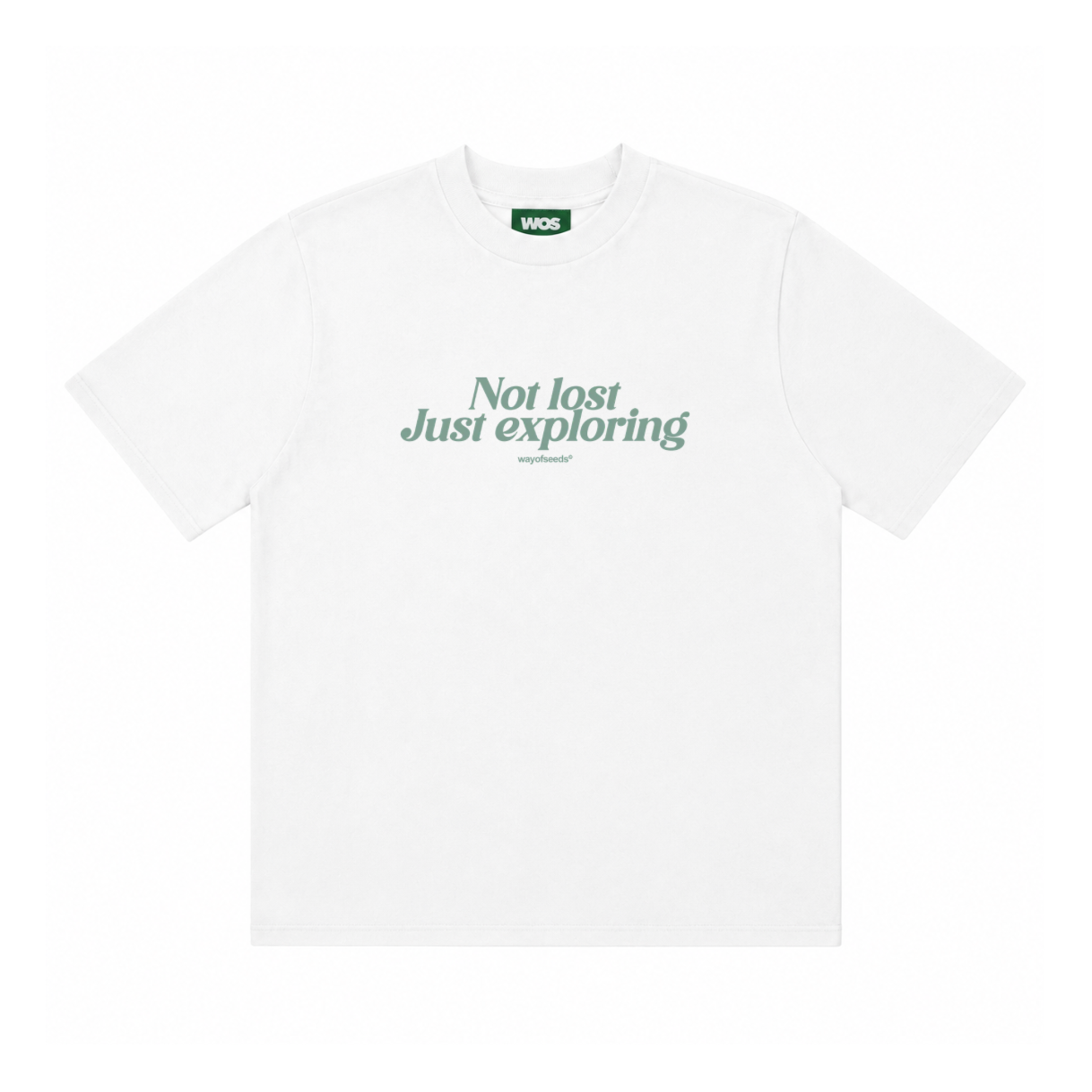 NOT LOST JUST EXPLORING TEE