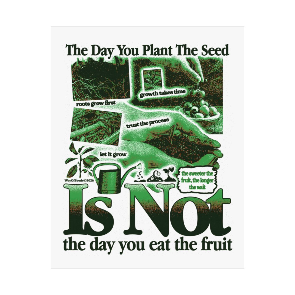 The Day You Plant The Seed - Poster